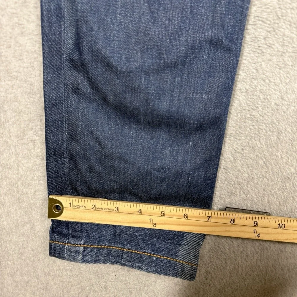 G Star Raw Jeans Mens 33x30 Blue New Radar Tapered Braces Suspender Buttons Hem‎